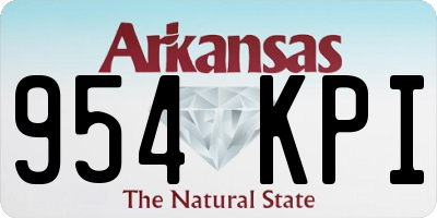 AR license plate 954KPI