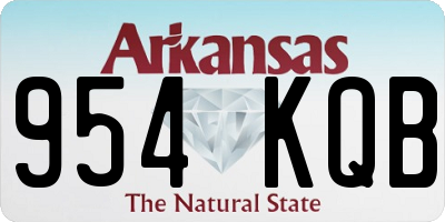 AR license plate 954KQB
