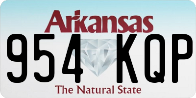 AR license plate 954KQP