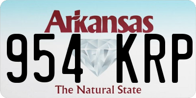 AR license plate 954KRP