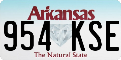 AR license plate 954KSE