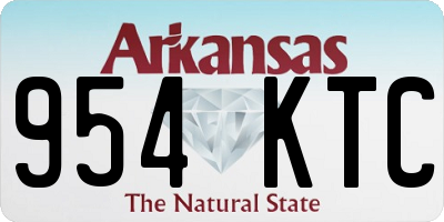 AR license plate 954KTC
