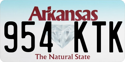 AR license plate 954KTK