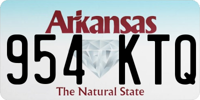 AR license plate 954KTQ