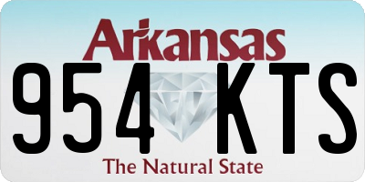 AR license plate 954KTS