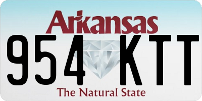 AR license plate 954KTT