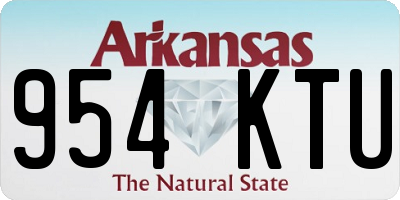 AR license plate 954KTU