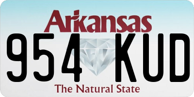 AR license plate 954KUD