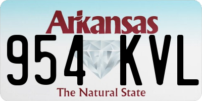 AR license plate 954KVL