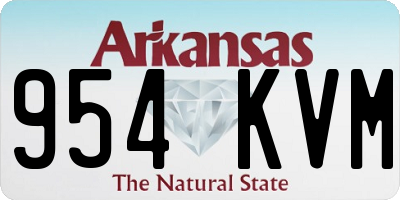 AR license plate 954KVM