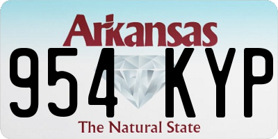 AR license plate 954KYP