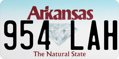 AR license plate 954LAH