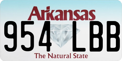 AR license plate 954LBB