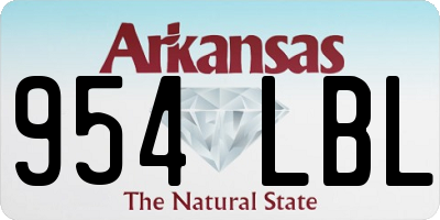 AR license plate 954LBL