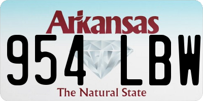 AR license plate 954LBW