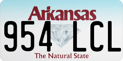 AR license plate 954LCL