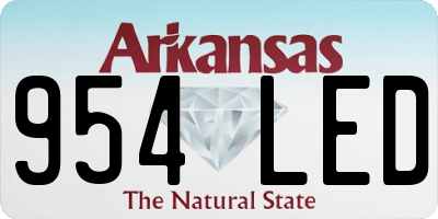 AR license plate 954LED
