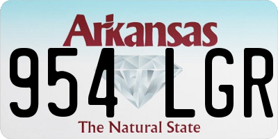 AR license plate 954LGR