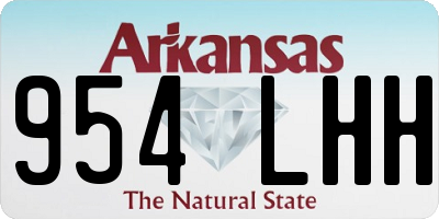 AR license plate 954LHH