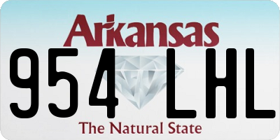 AR license plate 954LHL