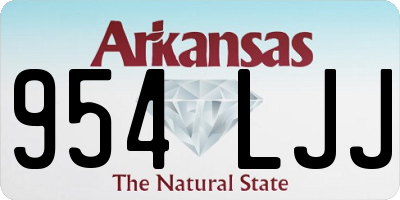 AR license plate 954LJJ