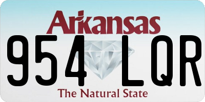 AR license plate 954LQR
