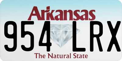 AR license plate 954LRX