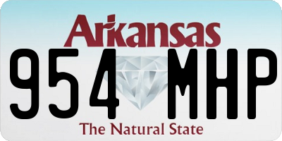 AR license plate 954MHP