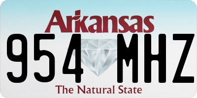 AR license plate 954MHZ