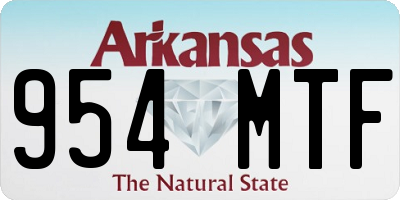 AR license plate 954MTF