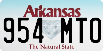 AR license plate 954MTO