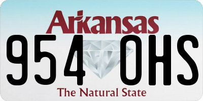 AR license plate 954OHS