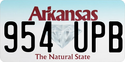 AR license plate 954UPB