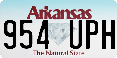 AR license plate 954UPH