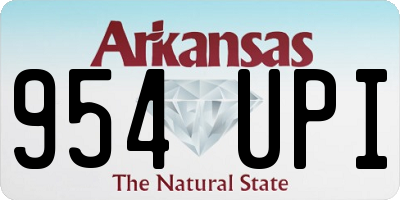AR license plate 954UPI