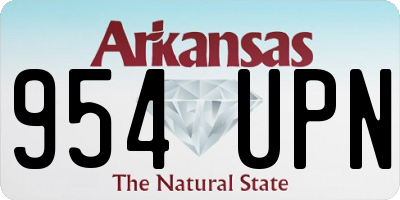 AR license plate 954UPN