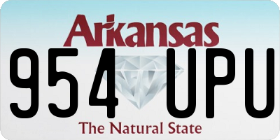 AR license plate 954UPU
