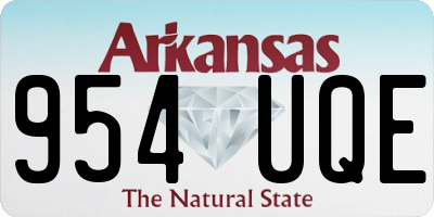 AR license plate 954UQE