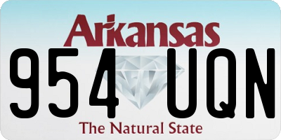 AR license plate 954UQN
