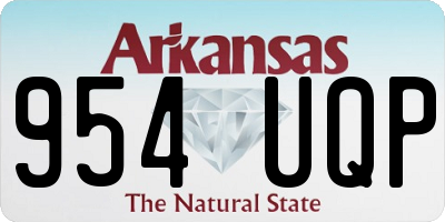 AR license plate 954UQP