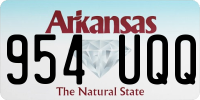 AR license plate 954UQQ