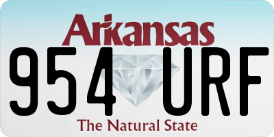 AR license plate 954URF
