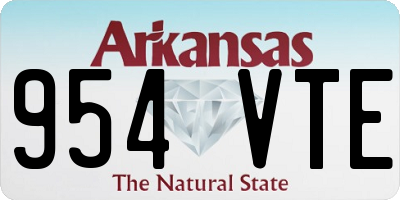 AR license plate 954VTE