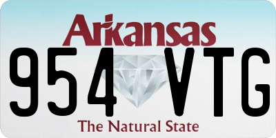 AR license plate 954VTG