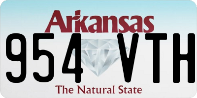 AR license plate 954VTH