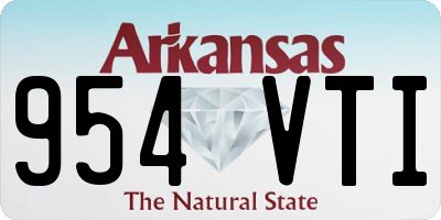 AR license plate 954VTI
