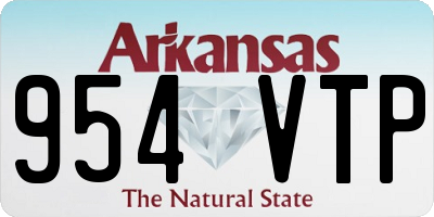 AR license plate 954VTP