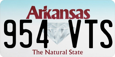 AR license plate 954VTS