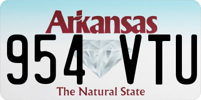 AR license plate 954VTU