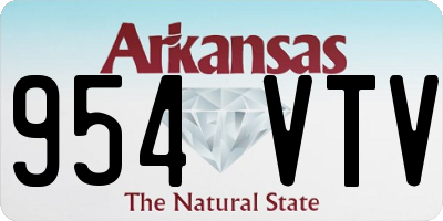 AR license plate 954VTV